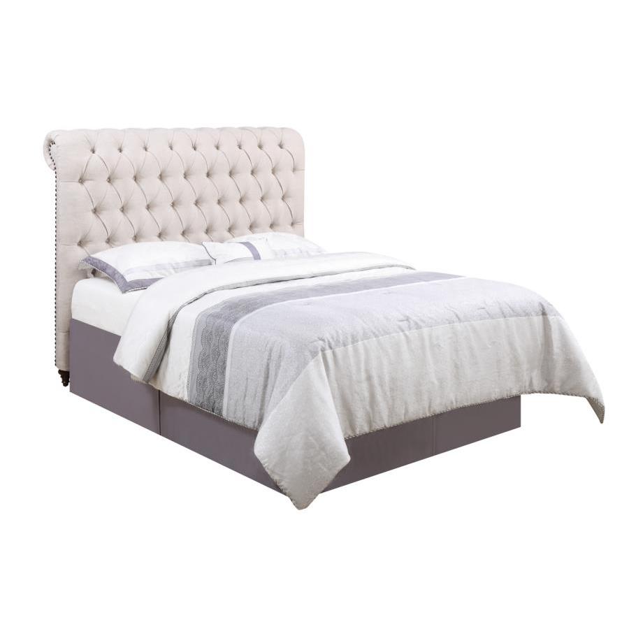 Coaster Furniture Devon California King Upholstered Platform Bed 300525KW IMAGE 2