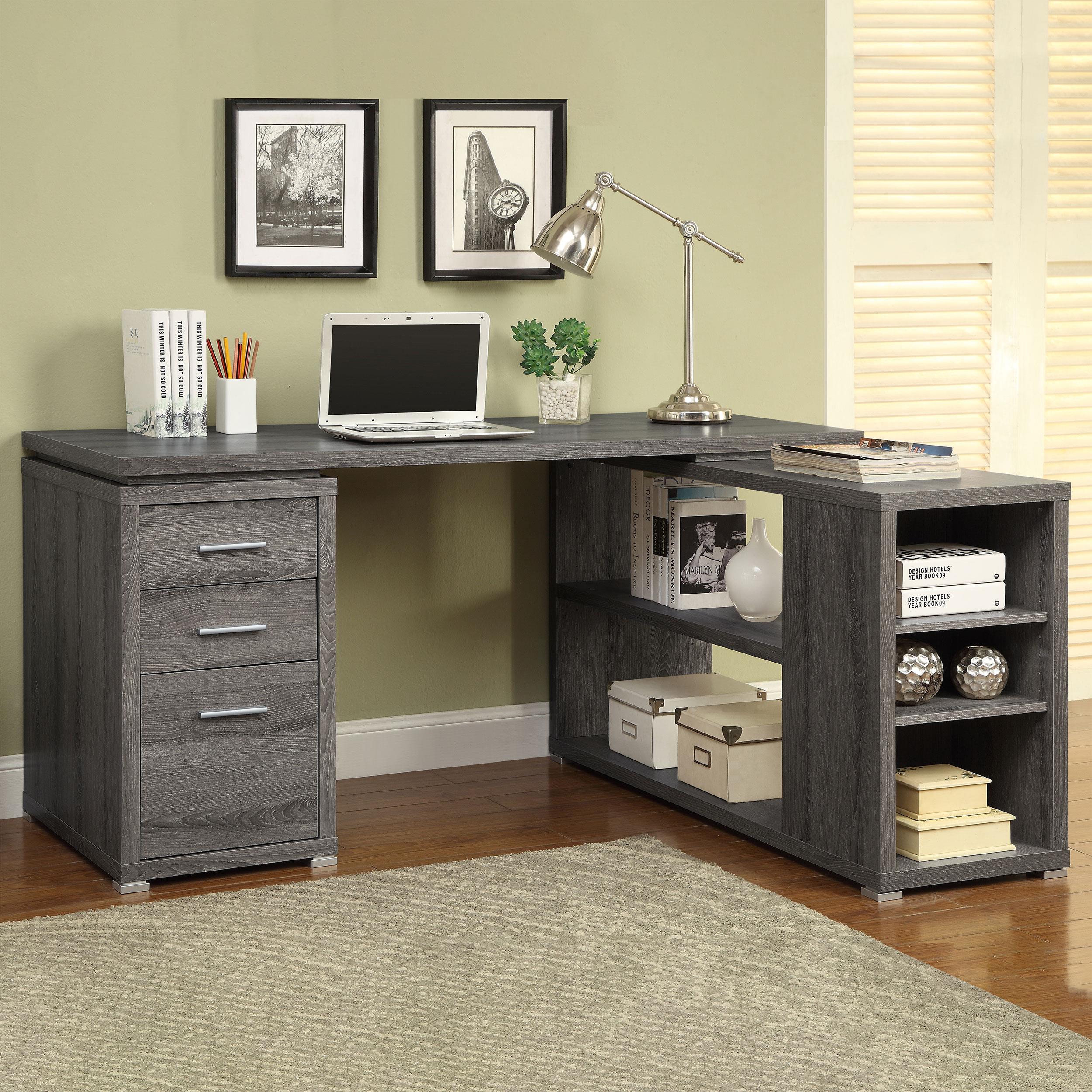 Diamond Modern Furniture COA Office Desks L-Shaped Desks 800518 IMAGE 9