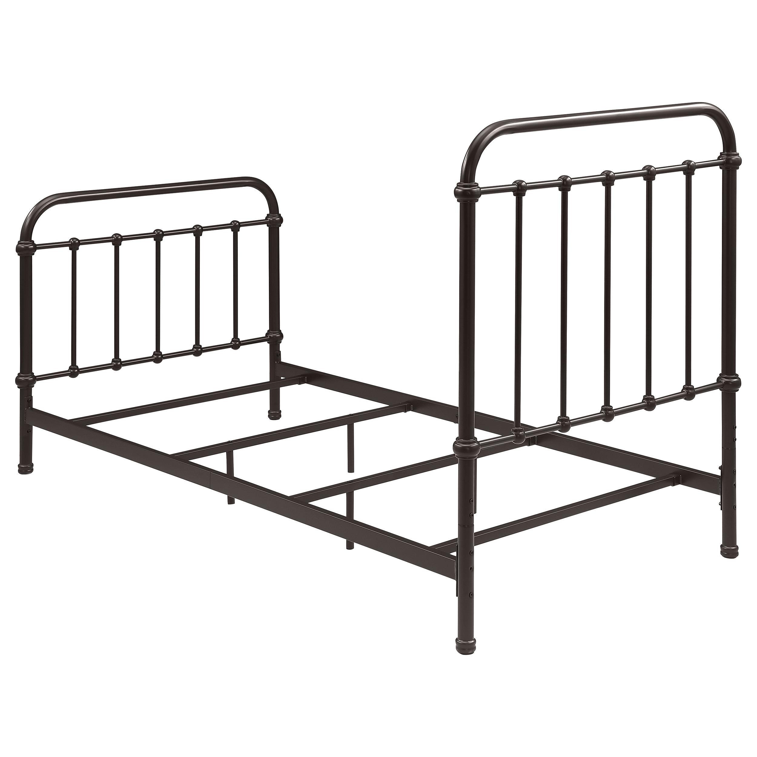 Diamond Modern Furniture COA Livingston Twin Metal Bed 300399T IMAGE 5