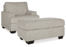 Vayda Chair and Ottoman