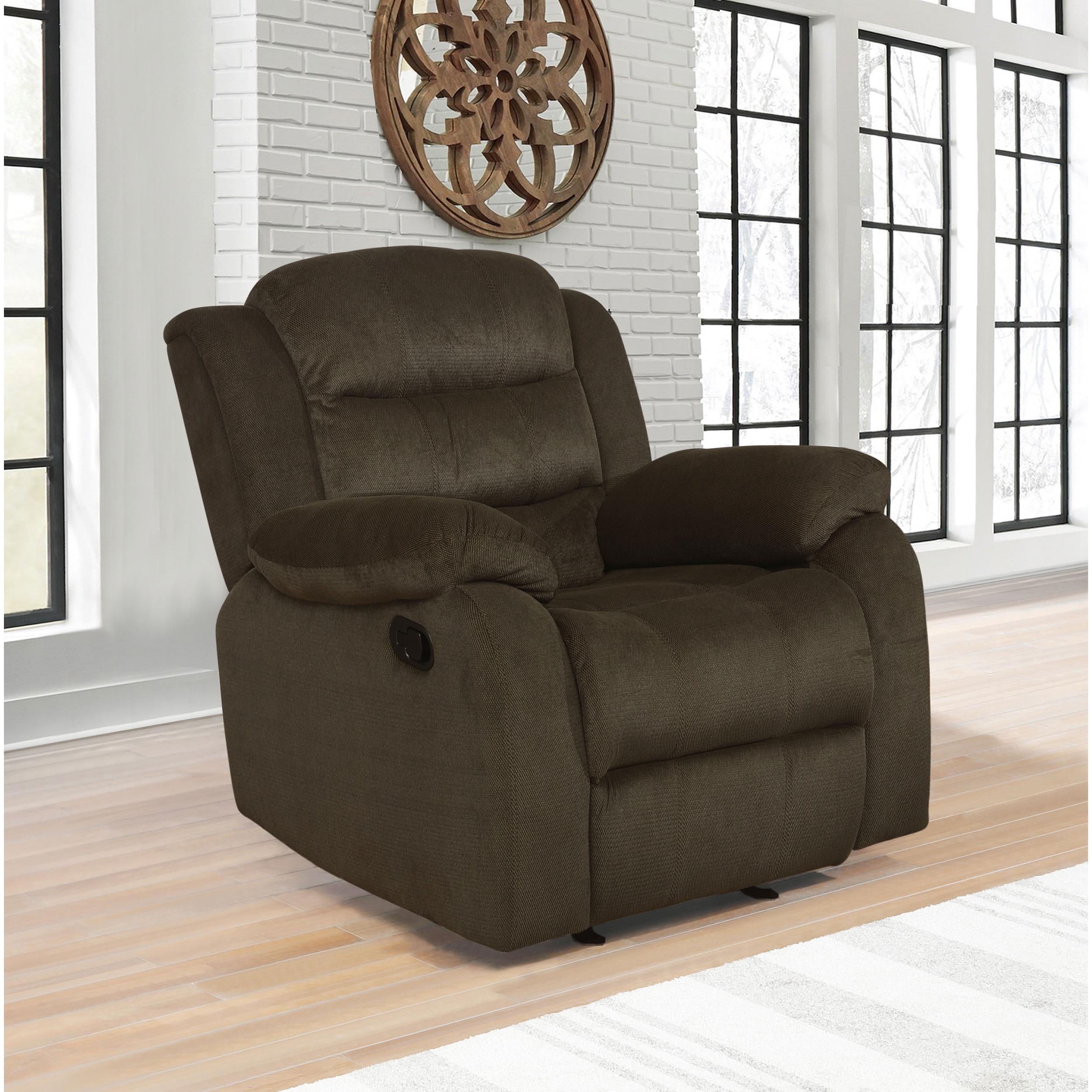 Diamond Modern Furniture COA Rodman Glider Fabric Recliner 601883 IMAGE 4