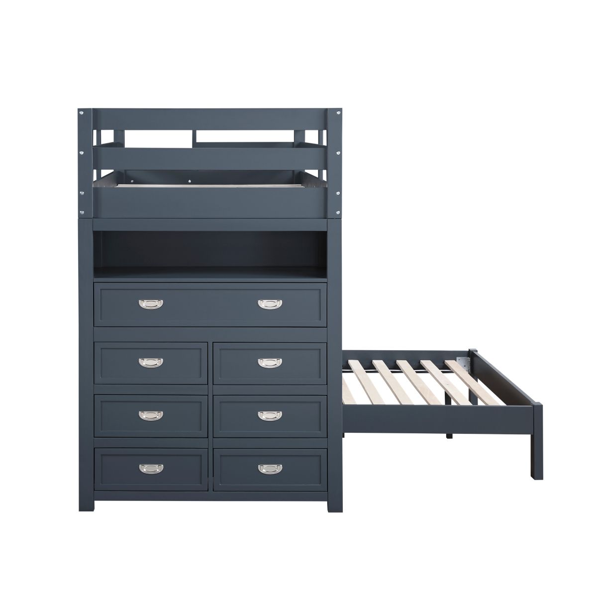 Sloane - Loft Bunk Bed With Chest And Hidden Desk