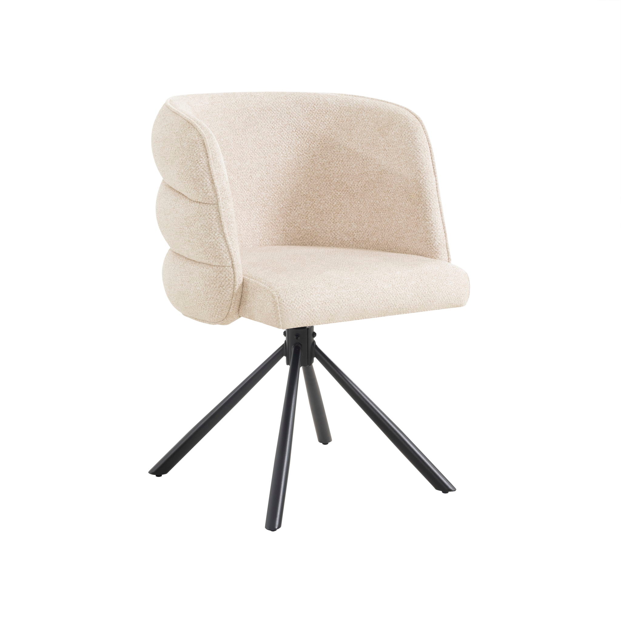 270 Degree Swivel Upholstered Desk Chairs (Set of 2)