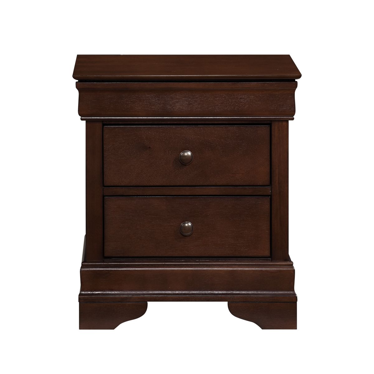 Abbeville - Nightstand With Hidden Drawer - Cherry