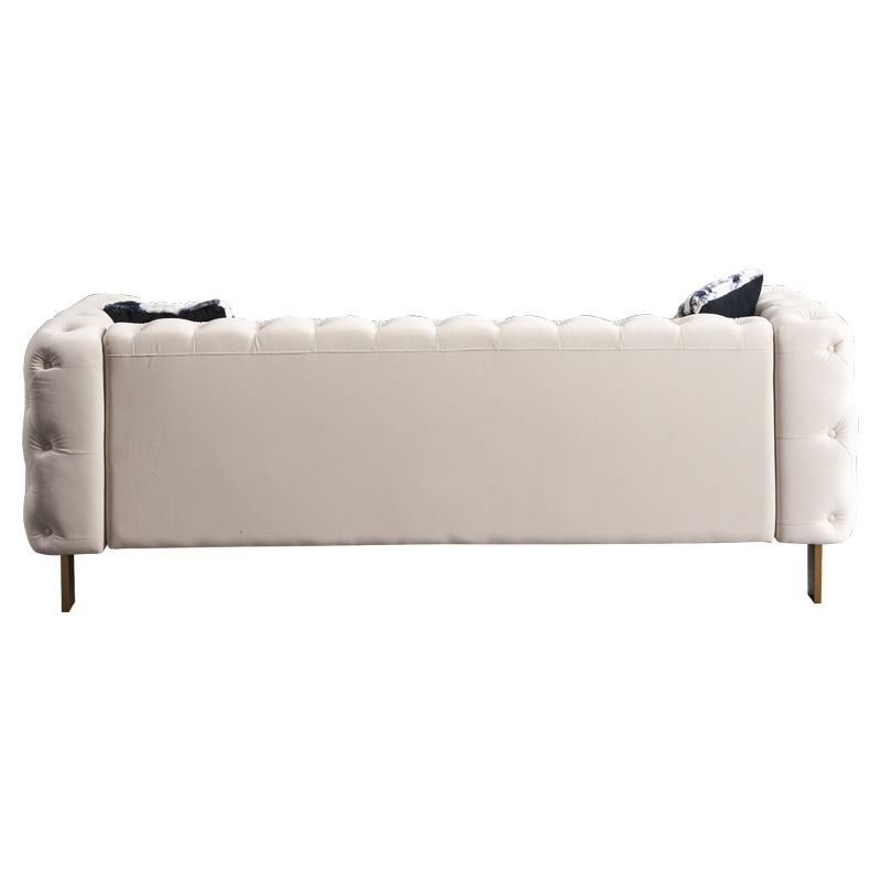 Chesterfield - Modern Tufted Living Room Sofa, 84.25''W Couch