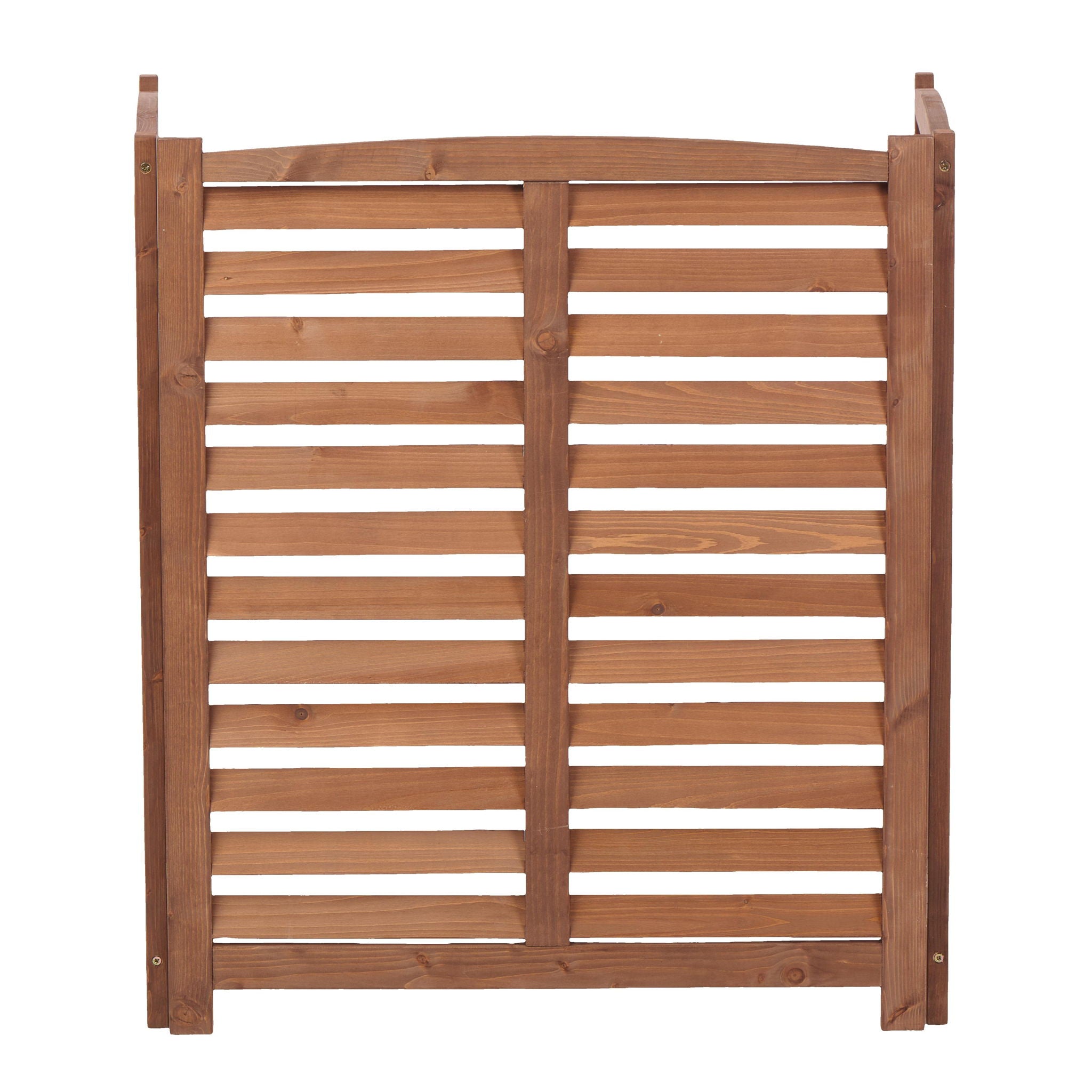 3 Panel Outdoor Wooden Air Conditioner Fence