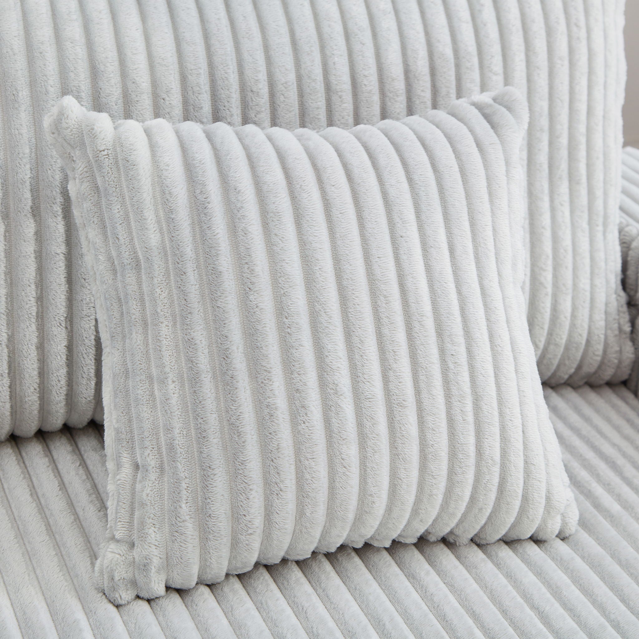 Modern Chaise Sofa With Adjustable Backrest, Cup Holders, Phone Holder & Storage Compartments For Living Room