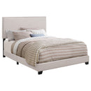 Boyd Upholstered California King Panel Bed Charcoal