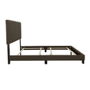 Boyd Upholstered California King Panel Bed Charcoal