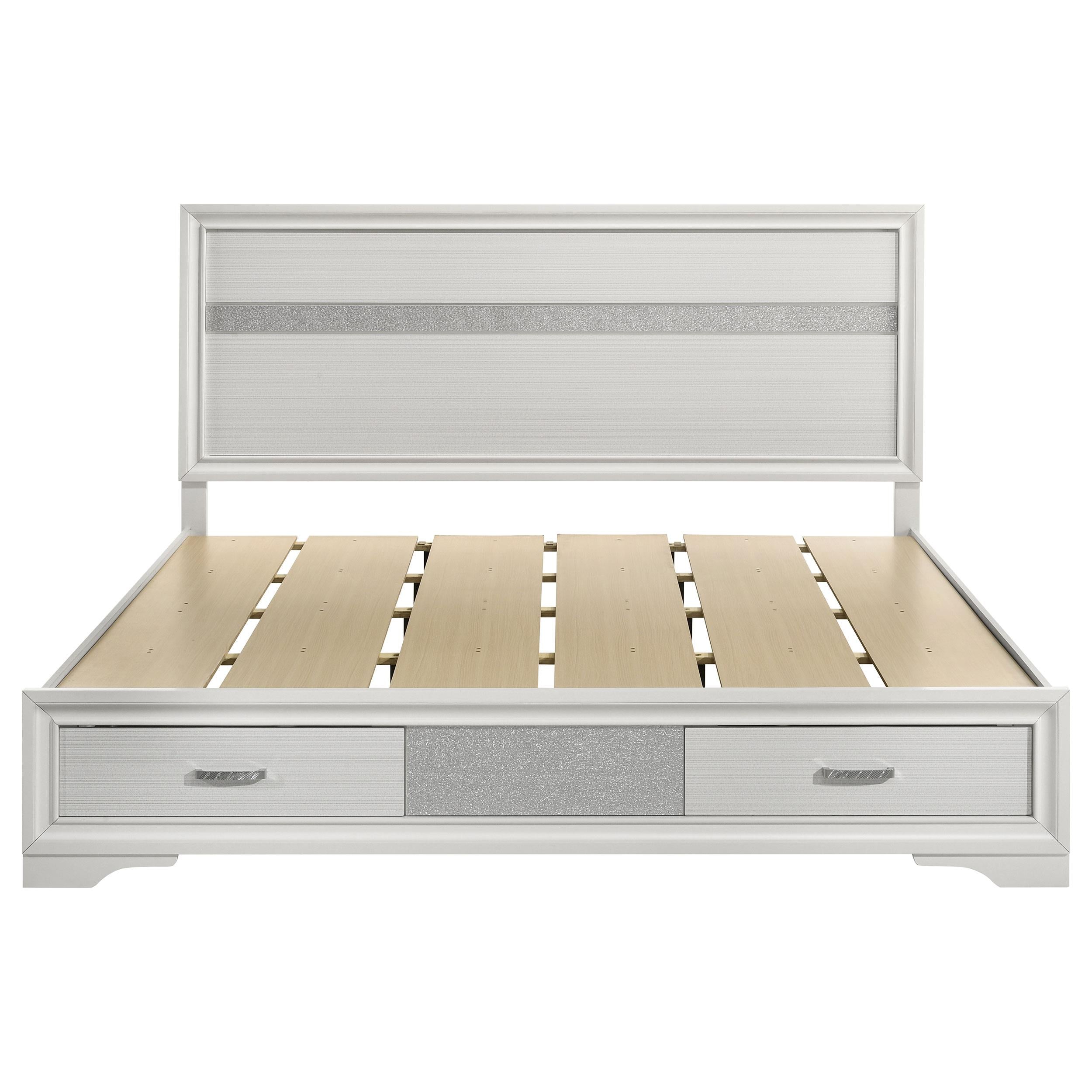 Diamond Modern Furniture COA Miranda California King Bed with Storage 205111KW IMAGE 3