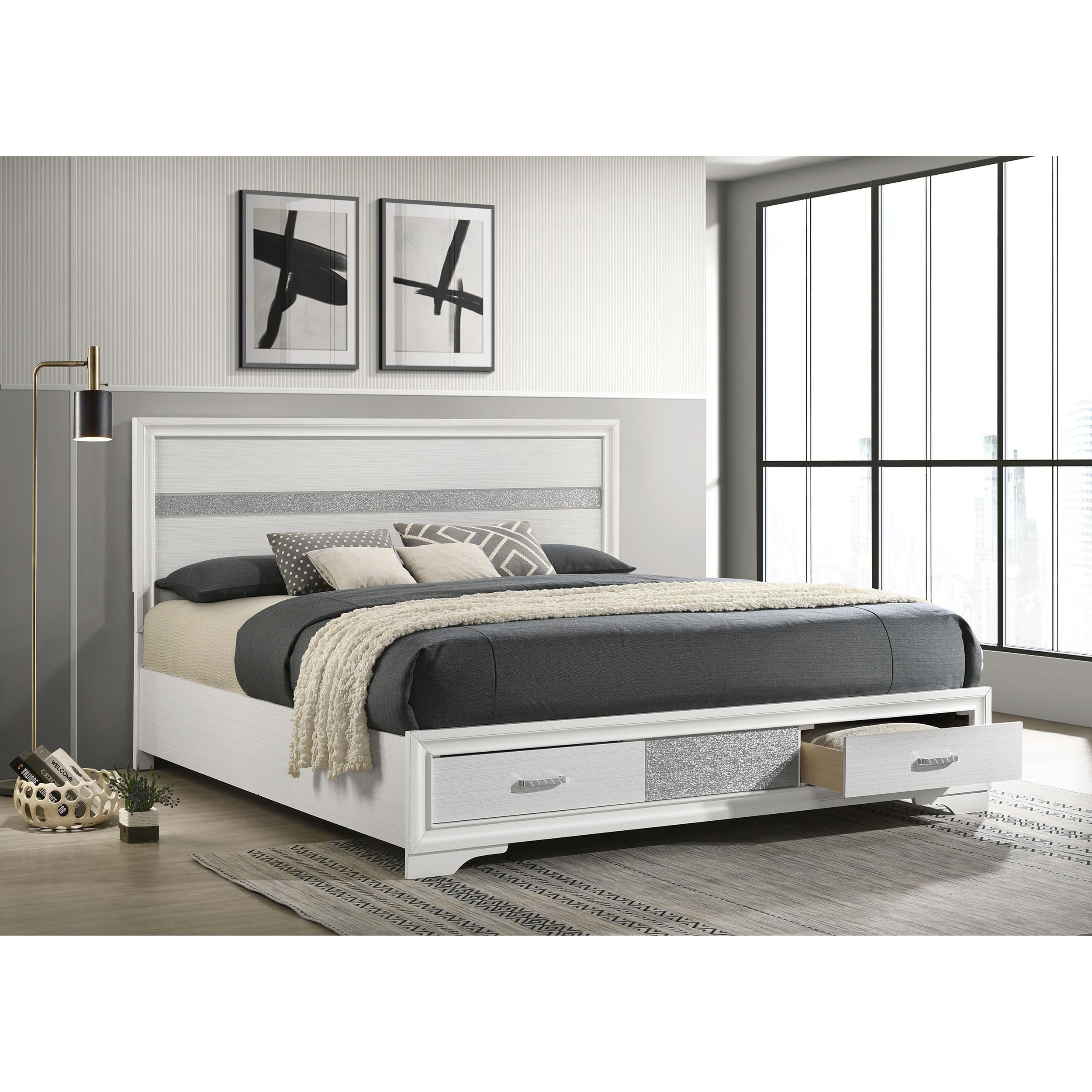 Diamond Modern Furniture COA Miranda California King Bed with Storage 205111KW IMAGE 6