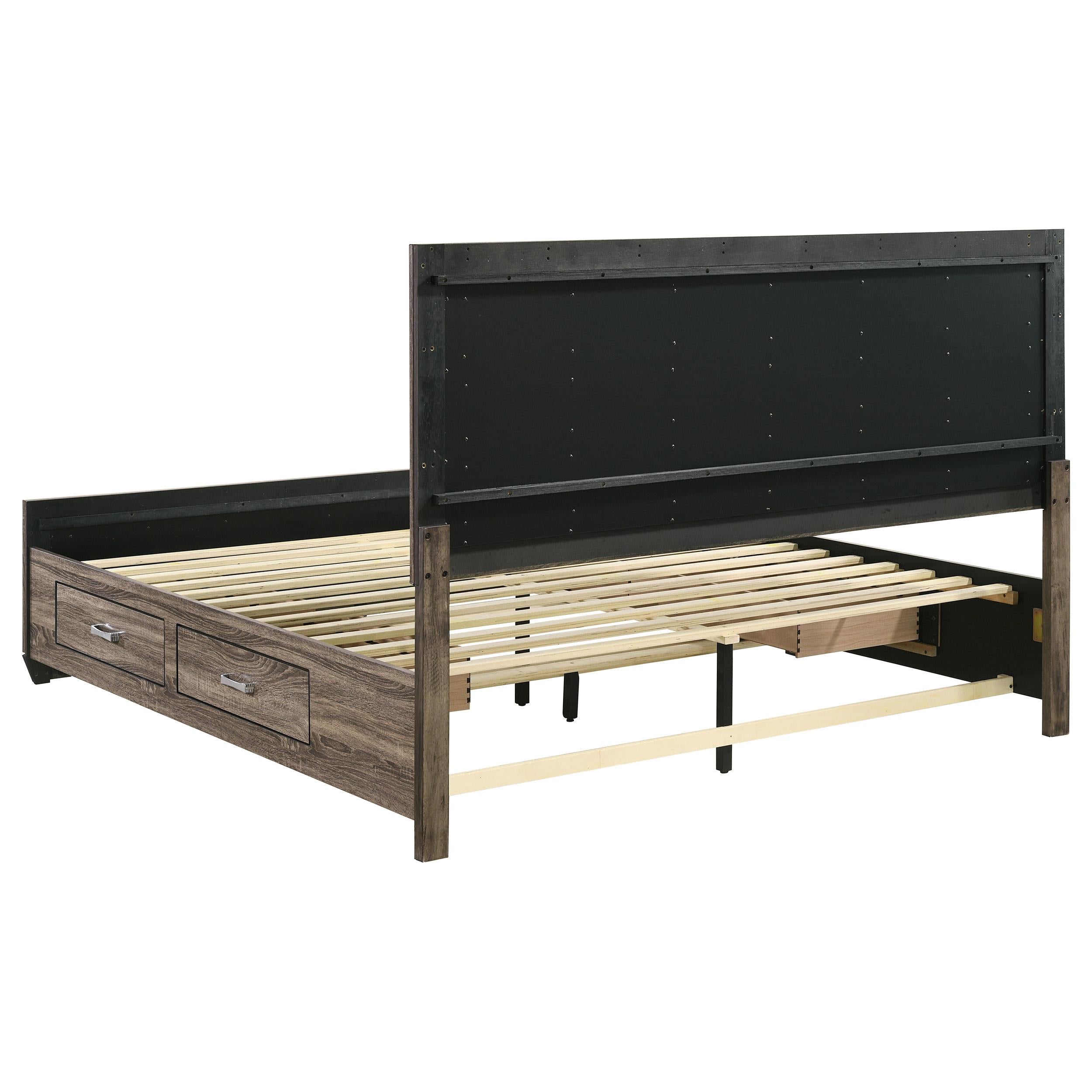 Diamond Modern Furniture COA Kauffman King Panel Bed with Storage 204190KE IMAGE 7