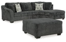 Biddeford Sleeper Sectional with Chaise