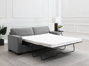Simpson Upholstered Sofa Sleeper with  Mattress Grey