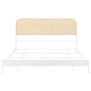 Amherst Radio Weave Rattan Metal Bed Black