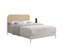 Amherst Radio Weave Rattan Metal Bed Black