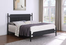 Cameron 51-inch Metal  Panel Bed Black