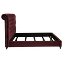 Devon 57-inch Upholstered California King Panel Bed Beige