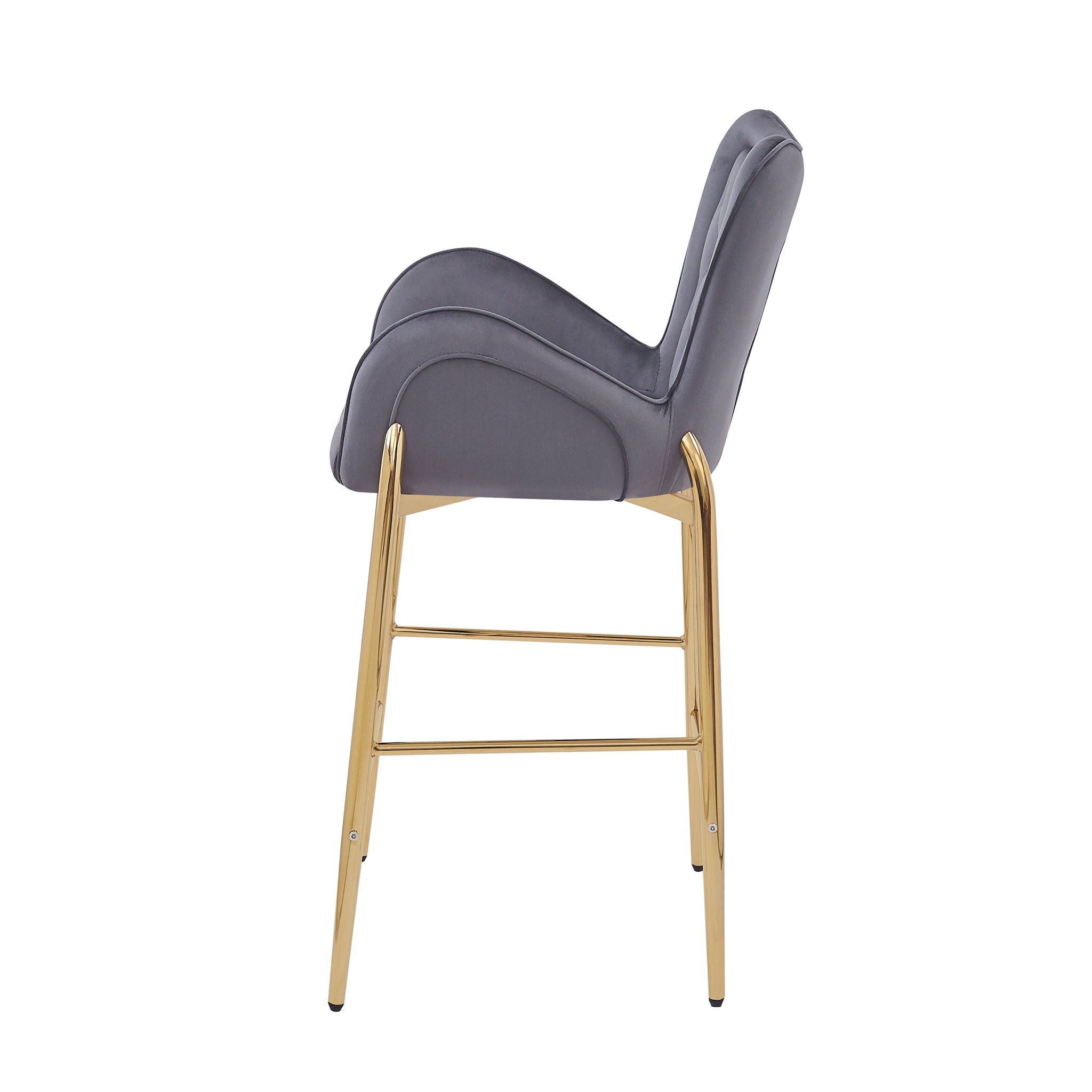 Fabric Counter Height Bar Stools (Set of 2)