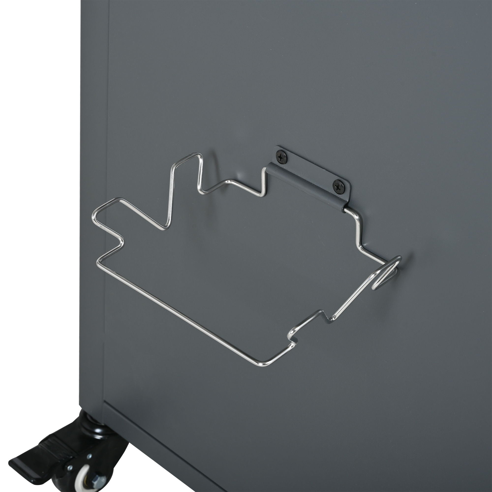 Foldable Outdoor Prep Station BBQ Cart With Trash Rack
