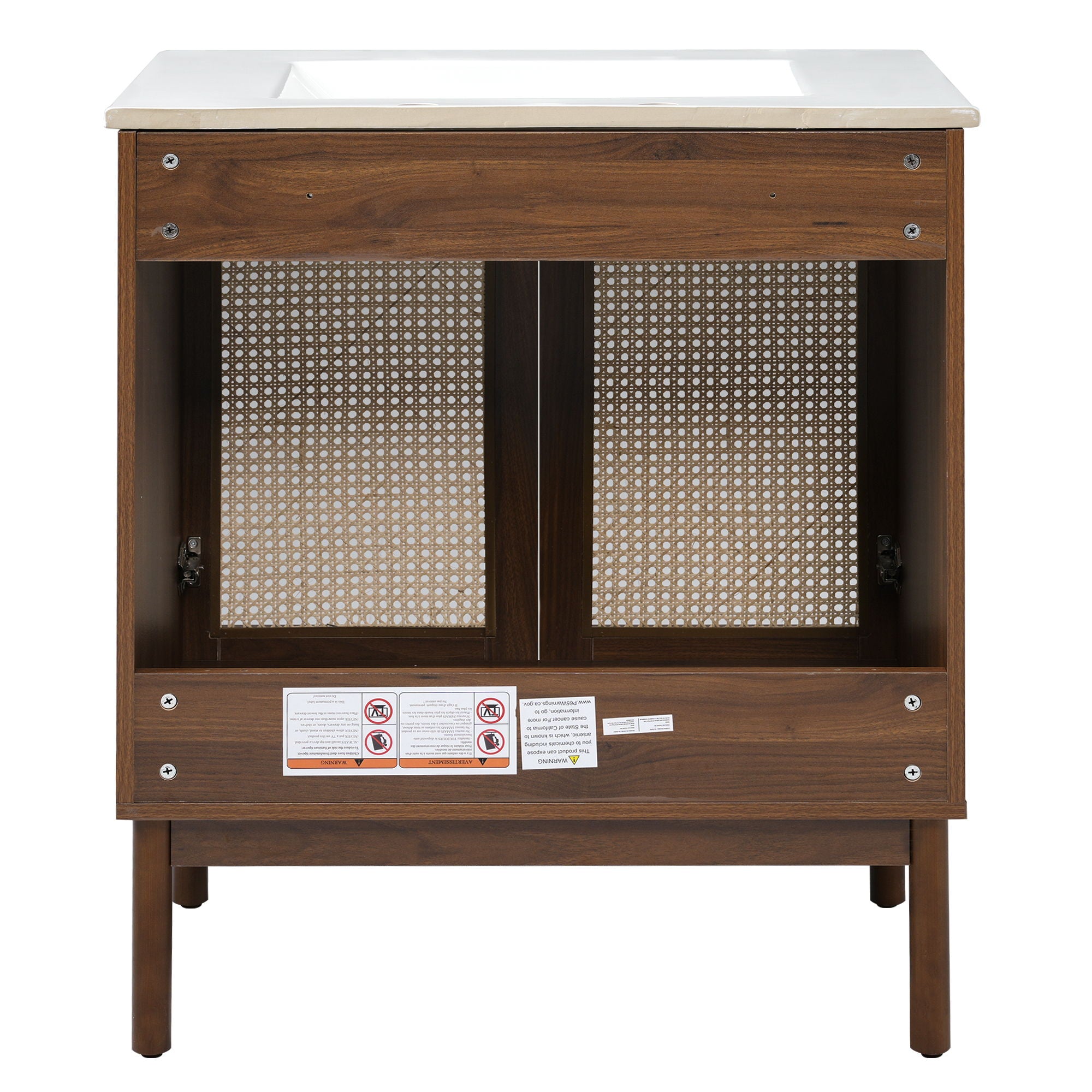 Bathroom Vanity Cabinet With Doors, Soft Close Design