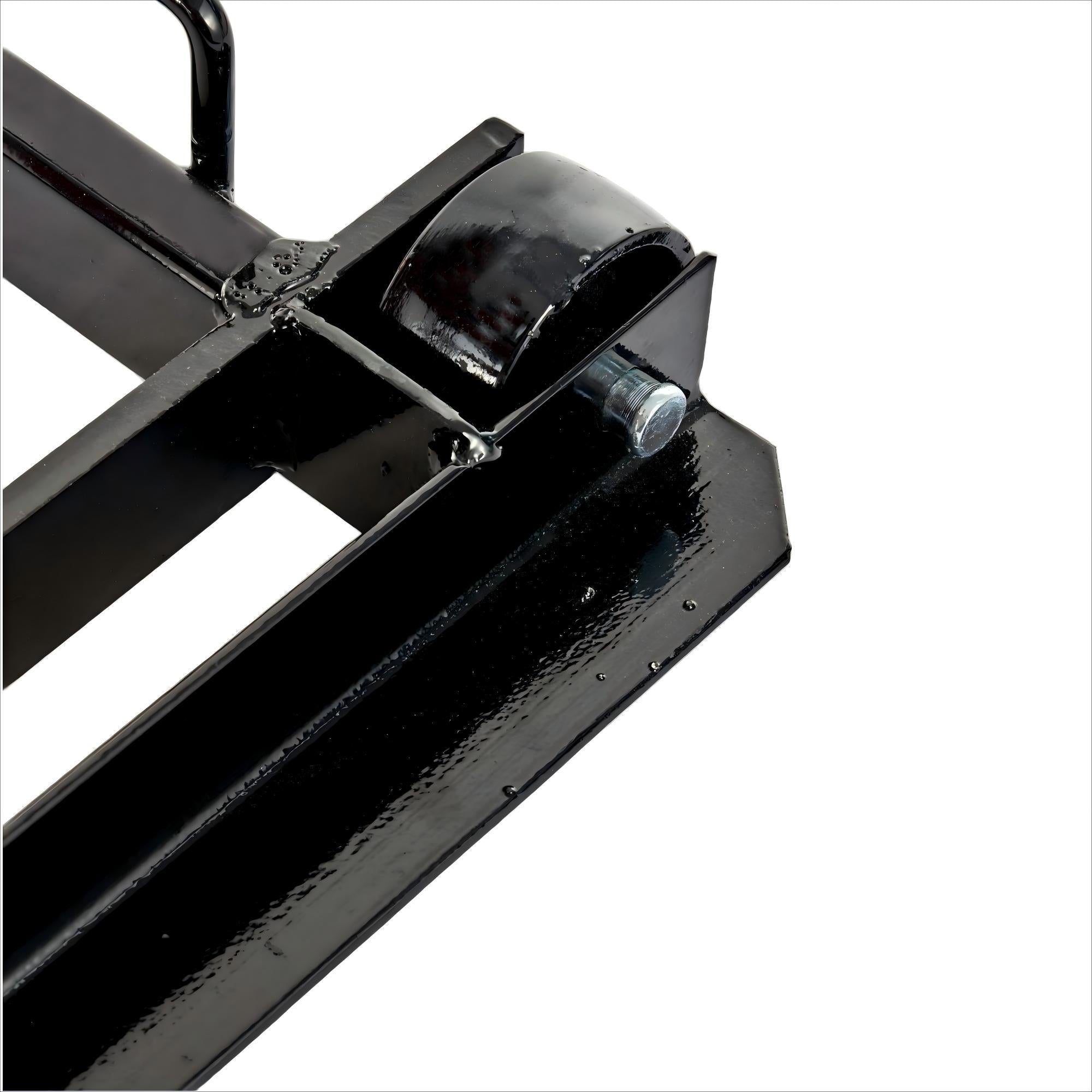 Heavy Duty 1500Lbs Hydraulic Motorcycle Lift Jack With Wheels And Handle - Red / Black