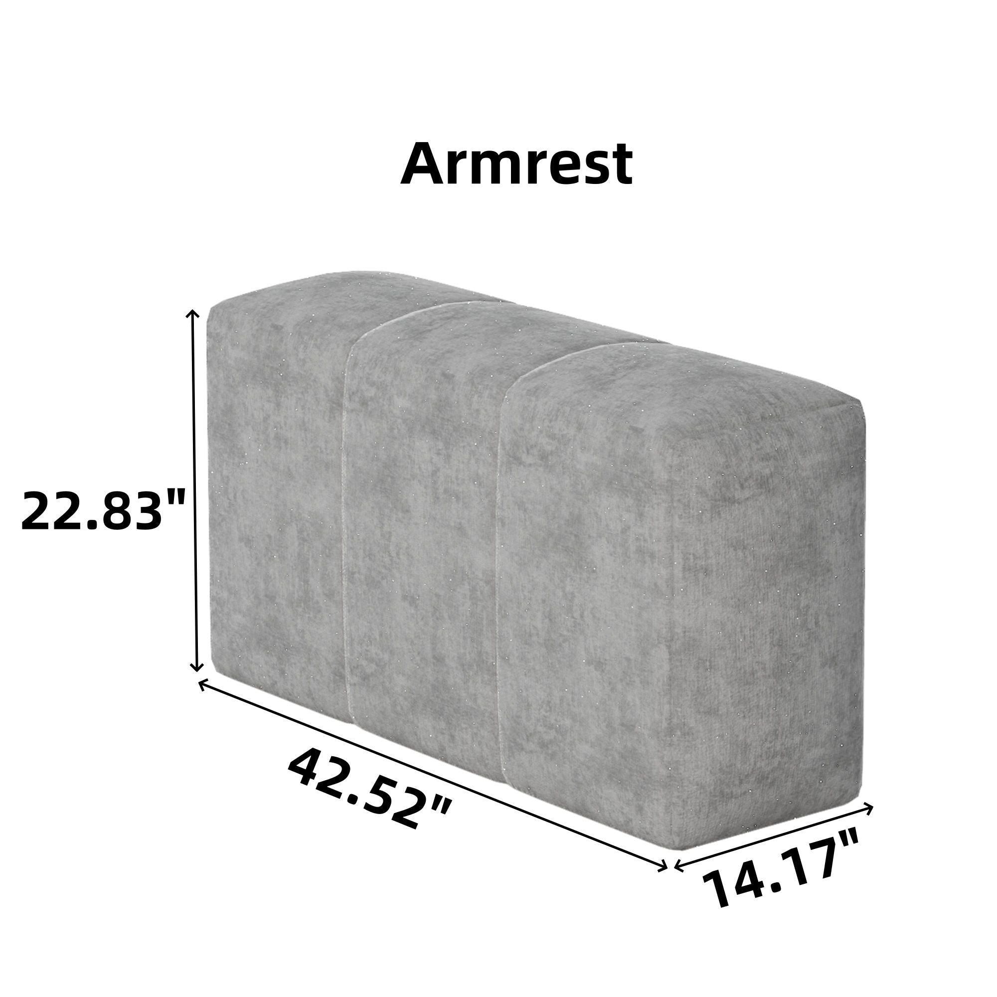 Modern Oversized Diy Combination Modular Sectional Sofa With Pillows