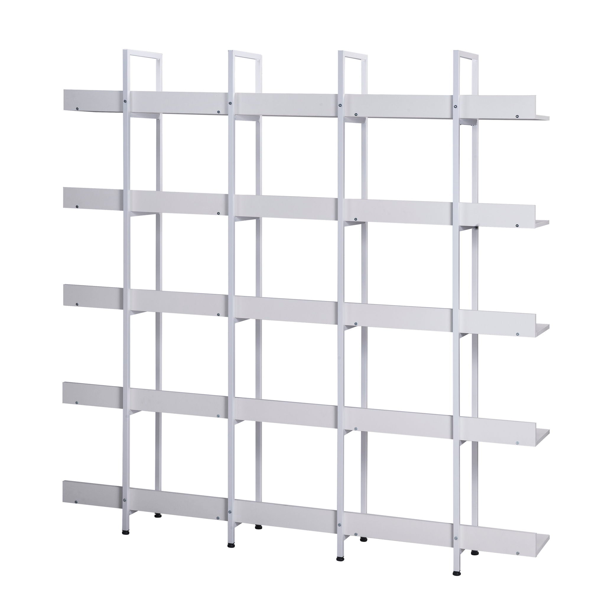 Vintage Industrial 5 Tier Open Bookcase