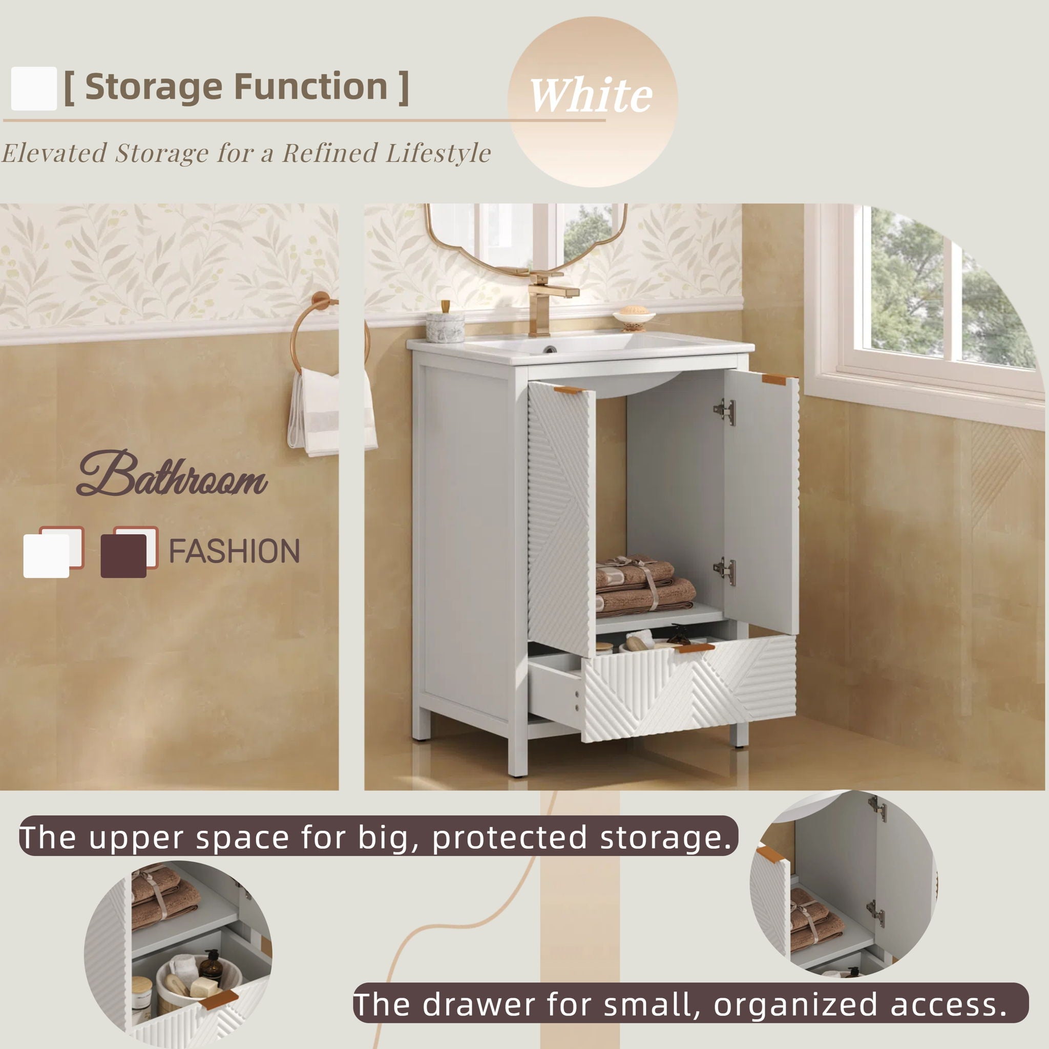 Modern Bathroom Vanity With Sink Combo