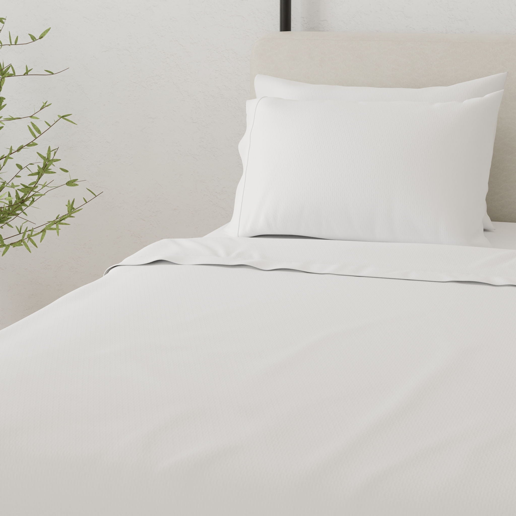 Brushed Hypoallergenic Split Sheet Set