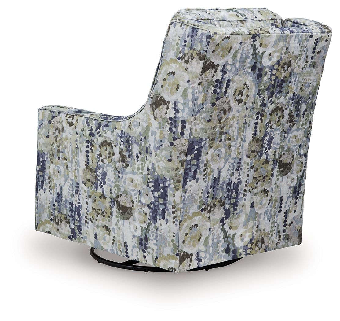 Dustinford - Swivel Glider Accent Chair - Multi