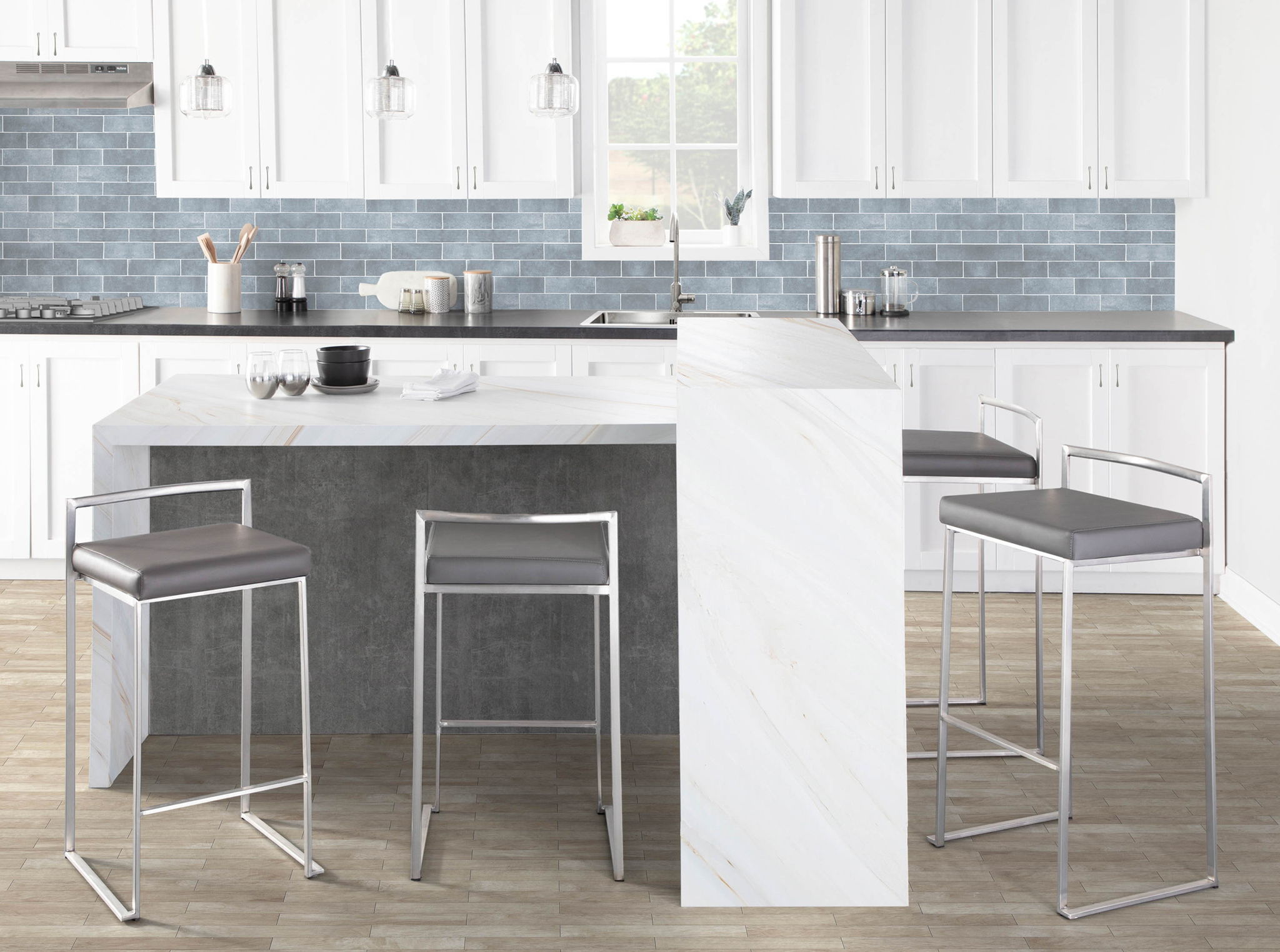 Fuji - Contemporary And Elegant Design Stackable Barstool