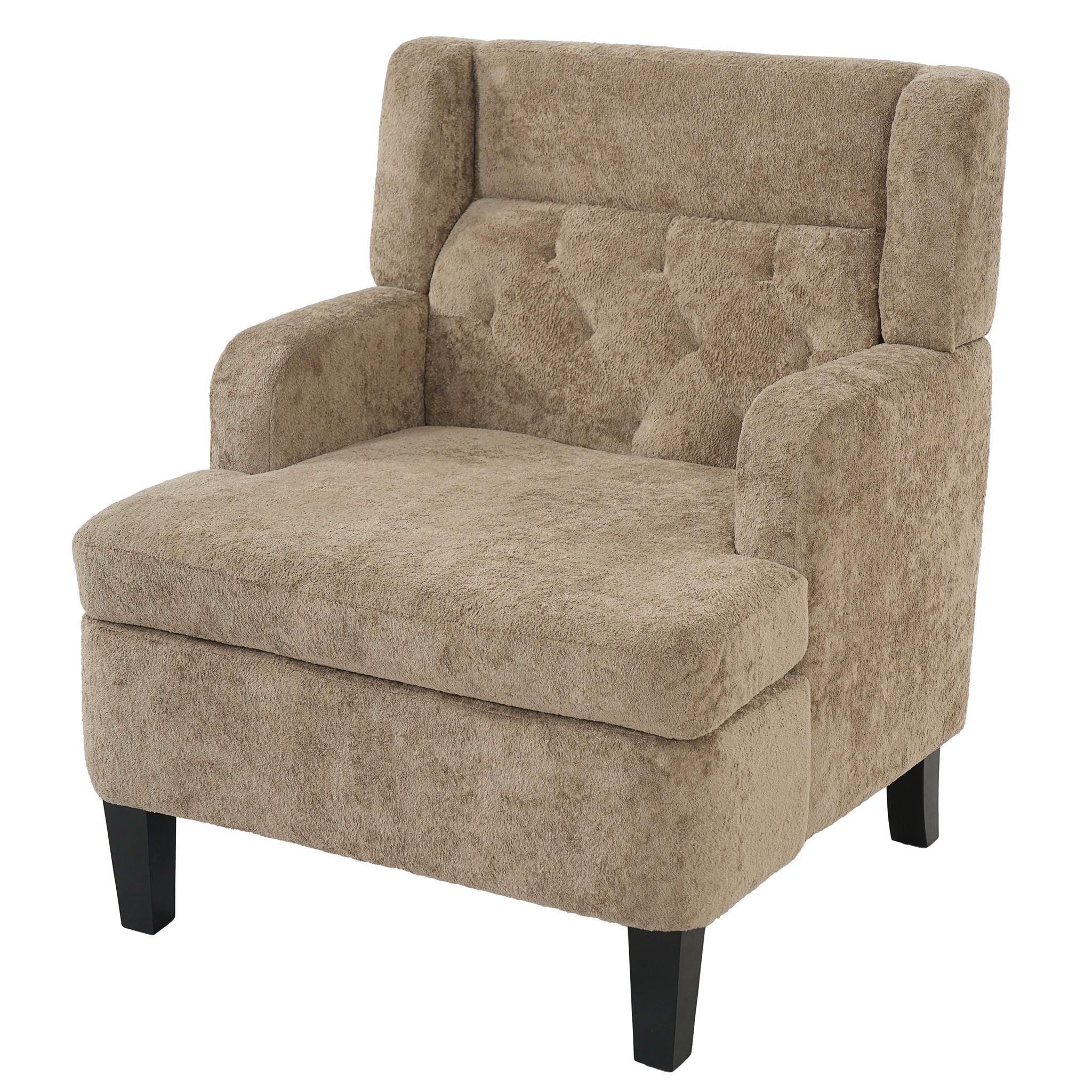 Modern Tufted Upholstered Accent Chair For Living Room
