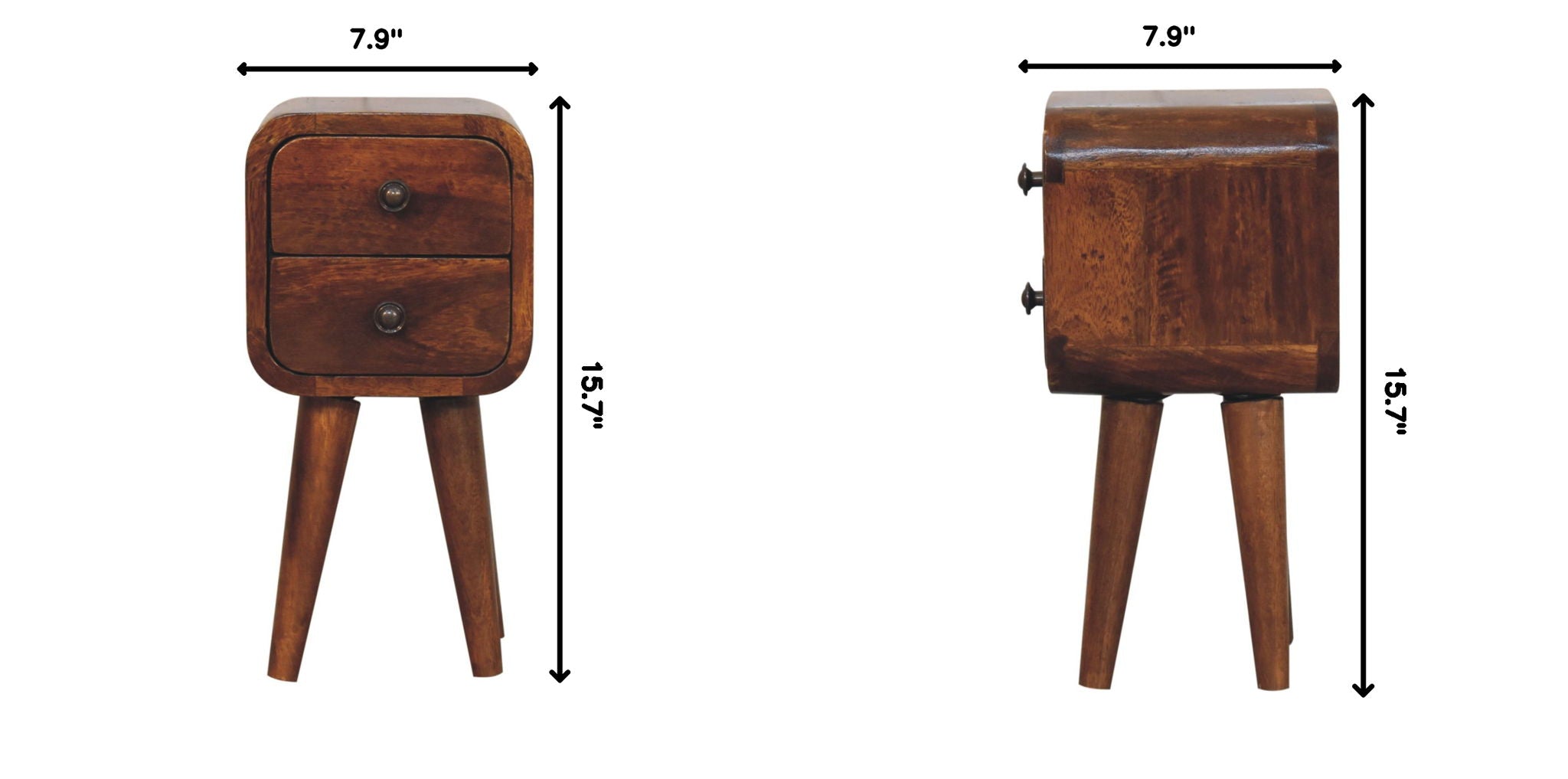 Curved Nightstand,