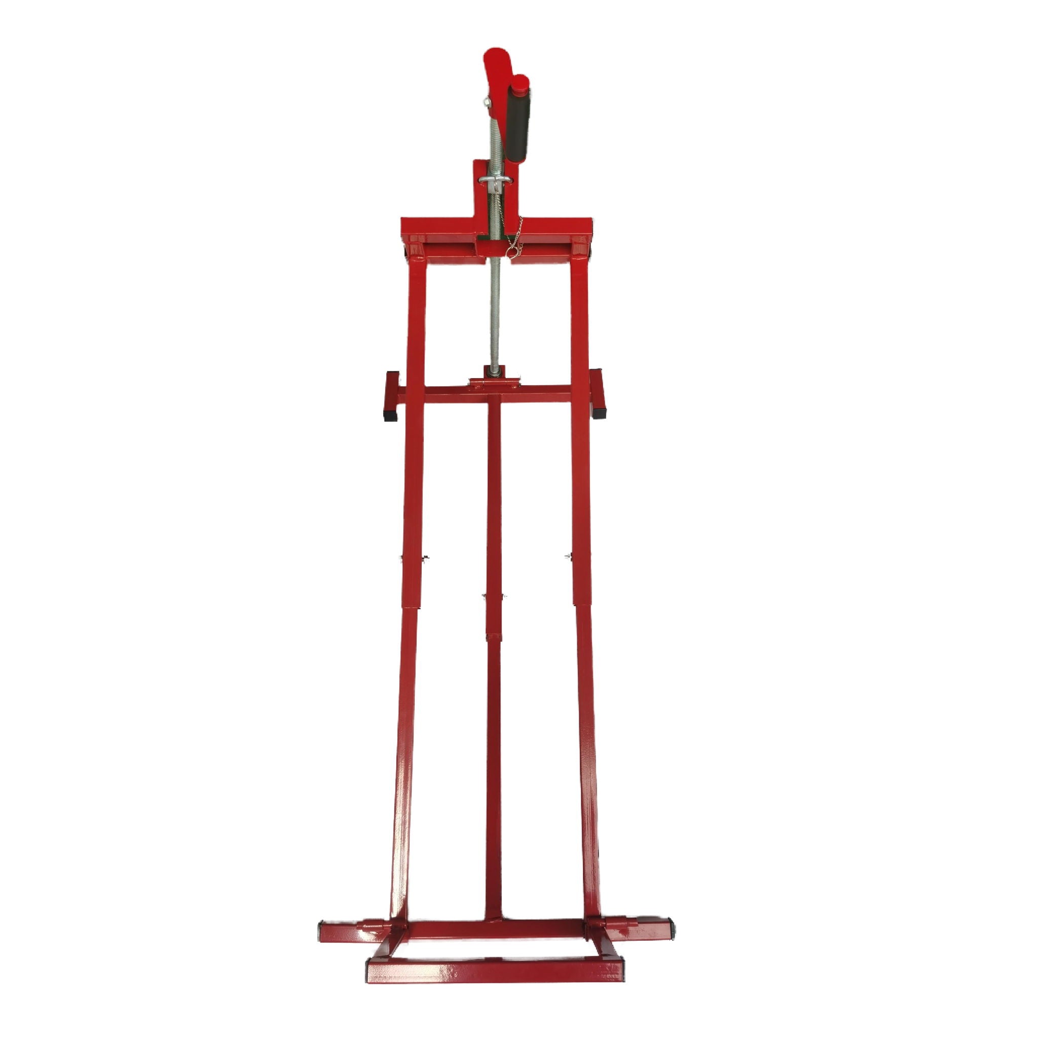 Universal Easy Lawn Mower Lift For Riding Tractors, 800 Lbs Capacity - Red