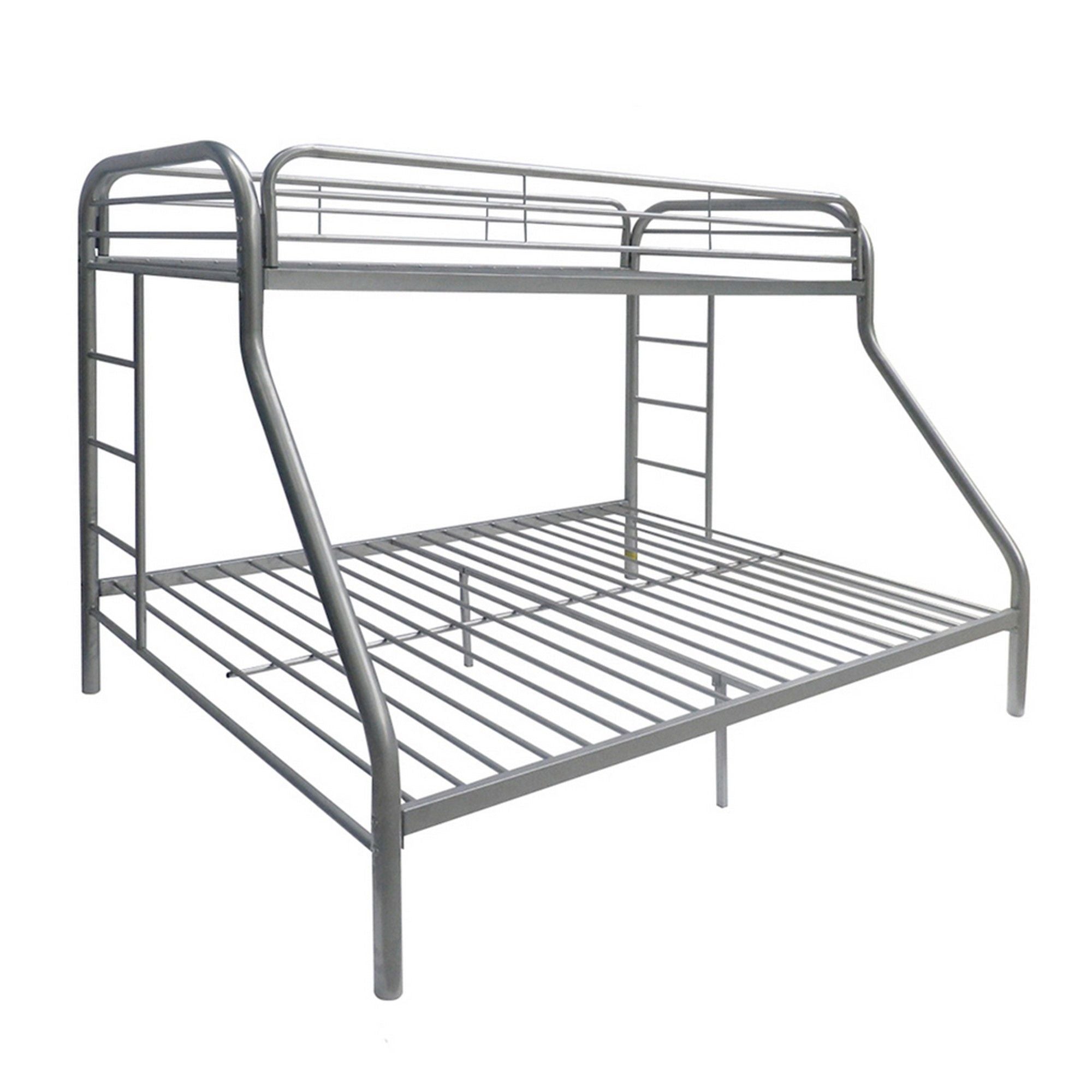 Tritan - Twin / Full Bunk Bed - Silver