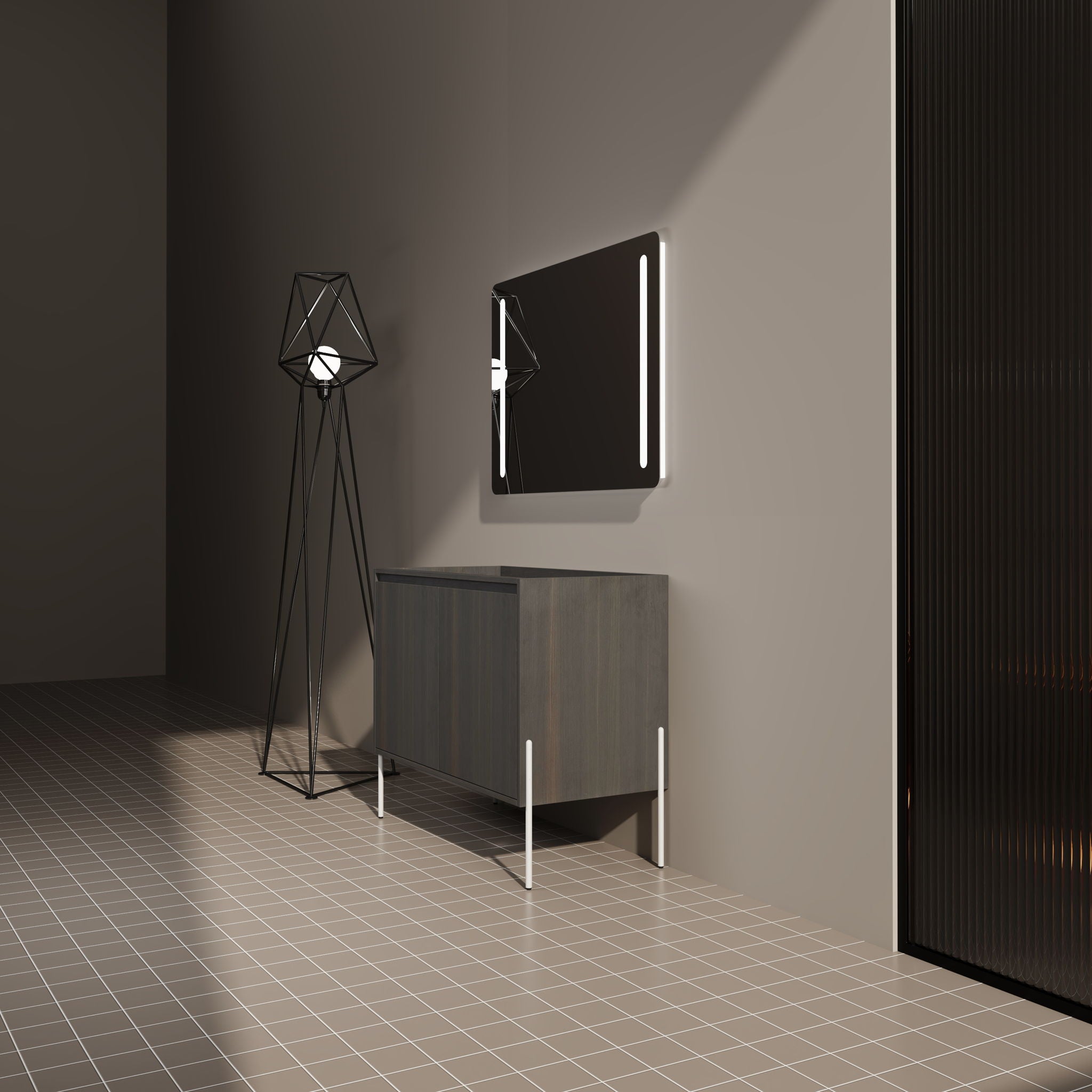 Freestanding Bathroom Vanity & Soft Close Cabinet Doors