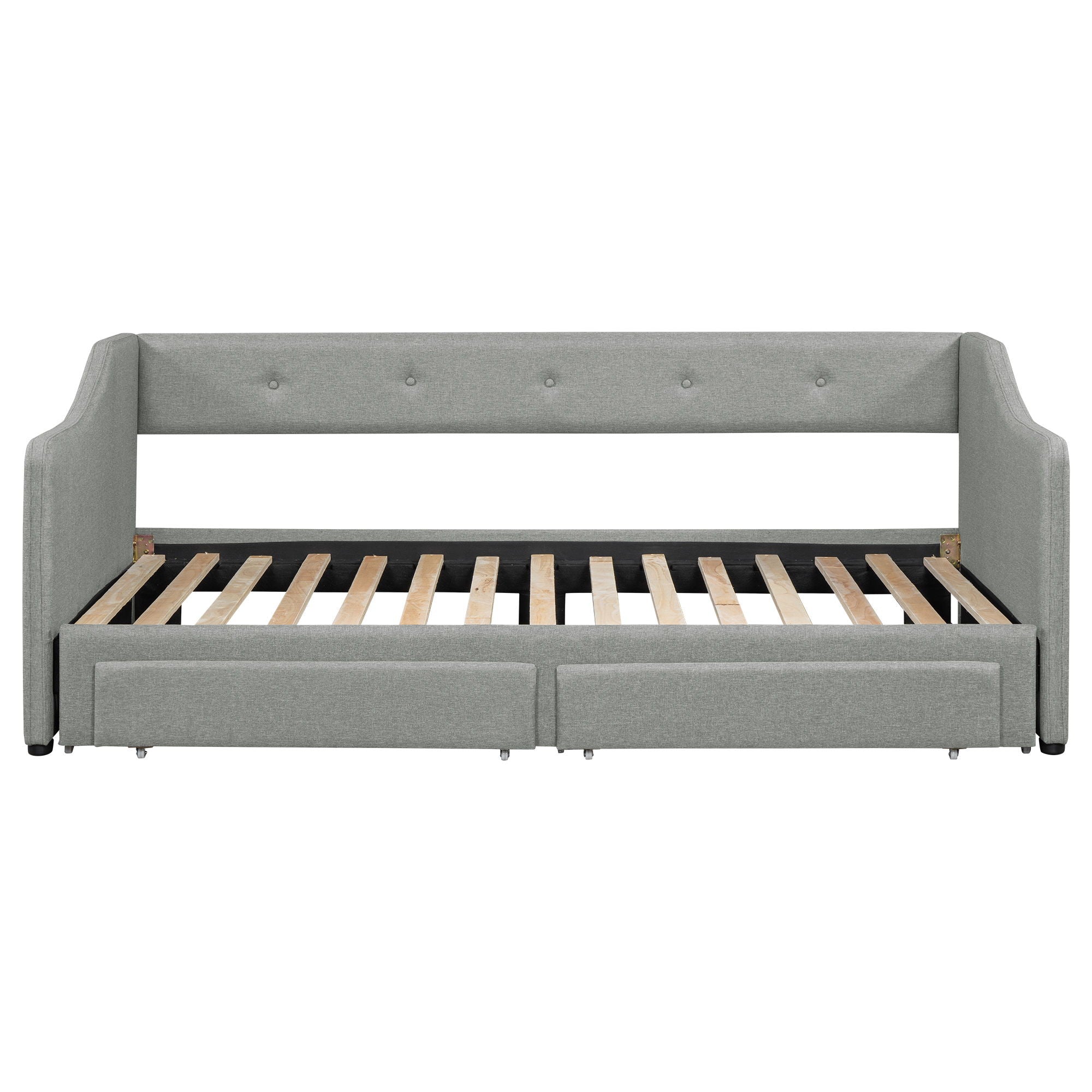 Upholstered Daybed With 2 Drawers