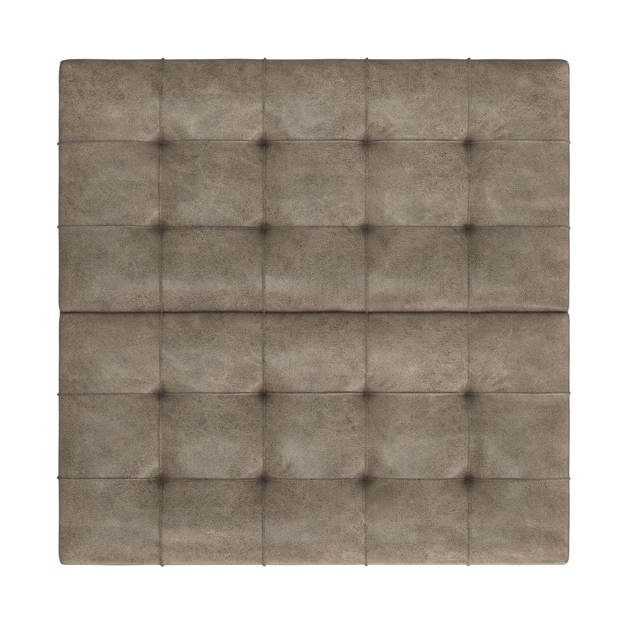Harrison - Square Coffee Table Ottoman - Brown