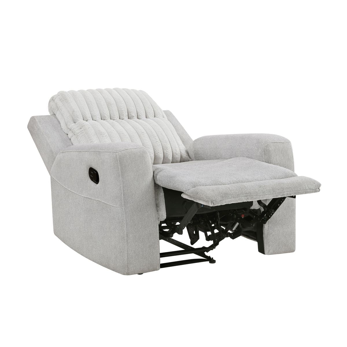 Benton - Reclining Chair - Light Gray