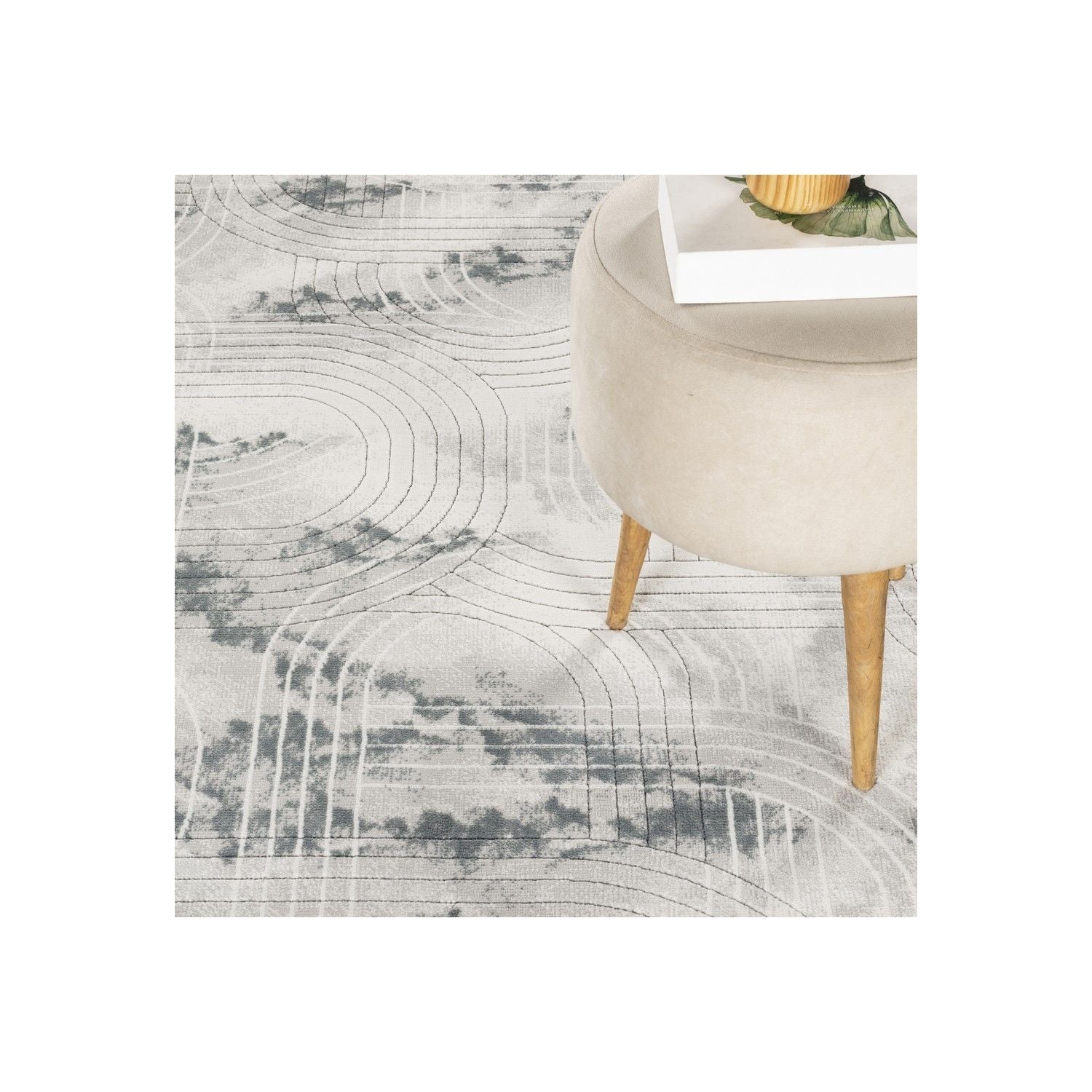 Geometrix - Area Rug With Geometric 3D Effect