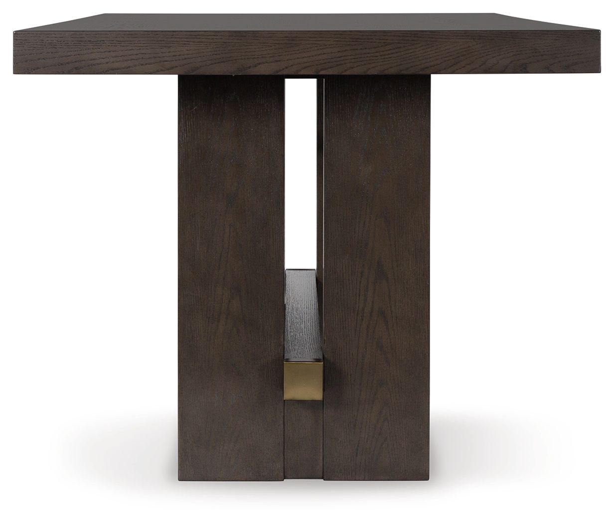 Burkhaus - Rectangular Dining Room Counter Table - Dark Brown