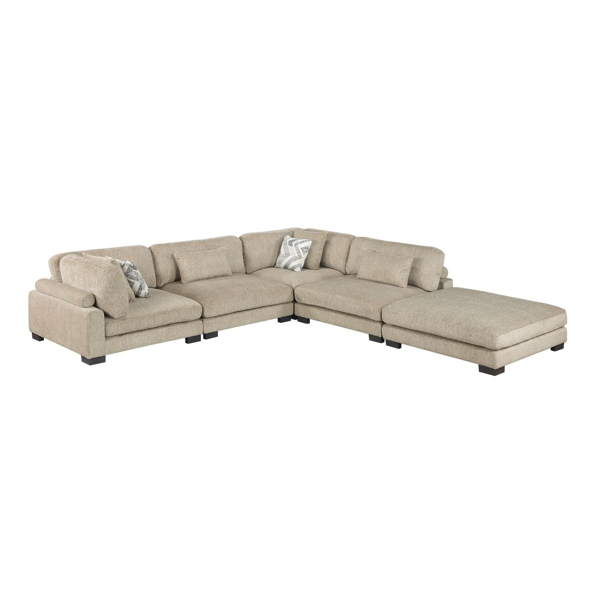 Tinley - Modular Sectional And Ottoman