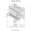 Flynn Wood  Bunk Bed with Mattress Weathered Brown