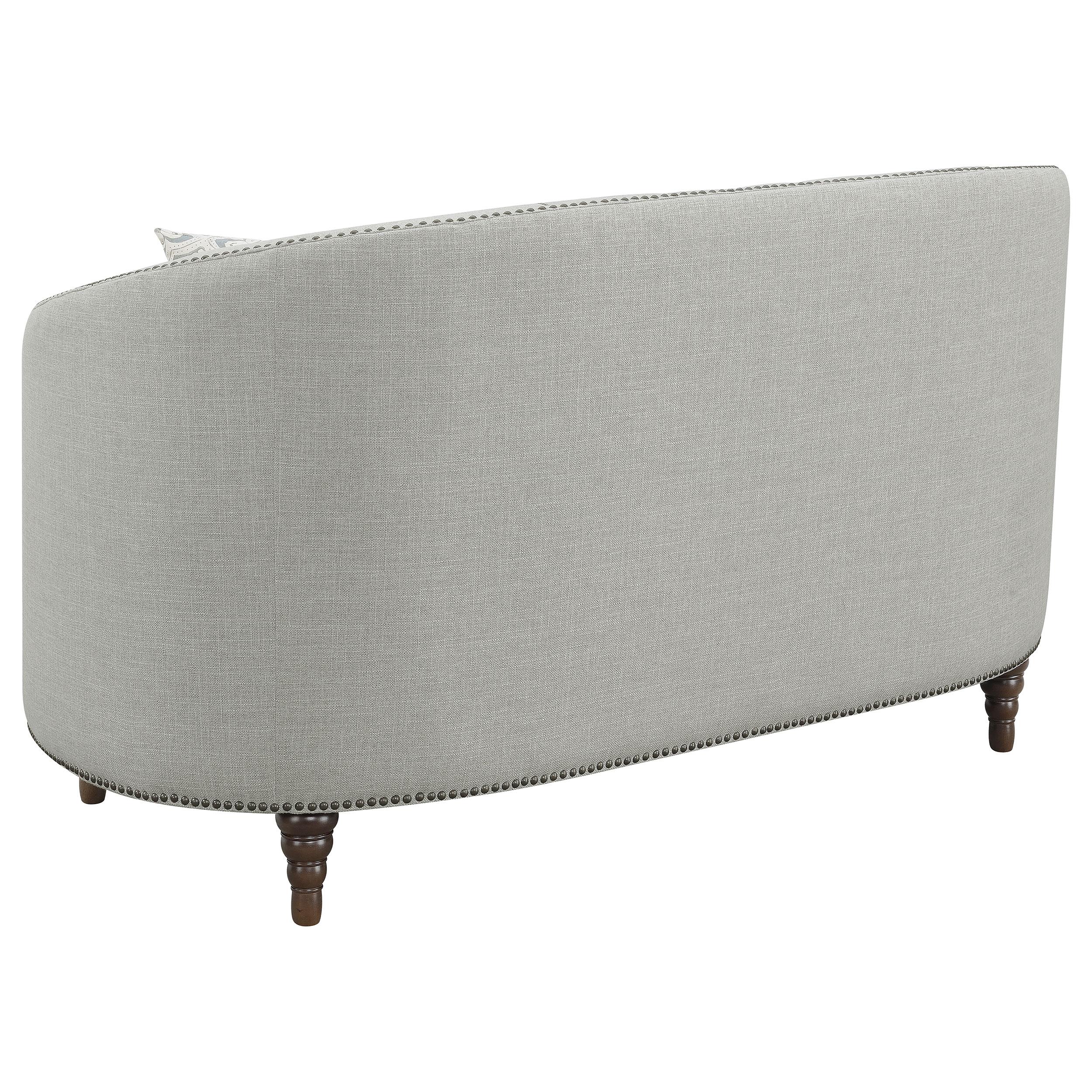 Diamond Modern Furniture COA Avonlea Stationary Fabric Loveseat 505642 IMAGE 5