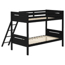 Littleton Wood  Over  Bunk Bed Black