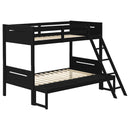 Littleton Wood  Over  Bunk Bed Black