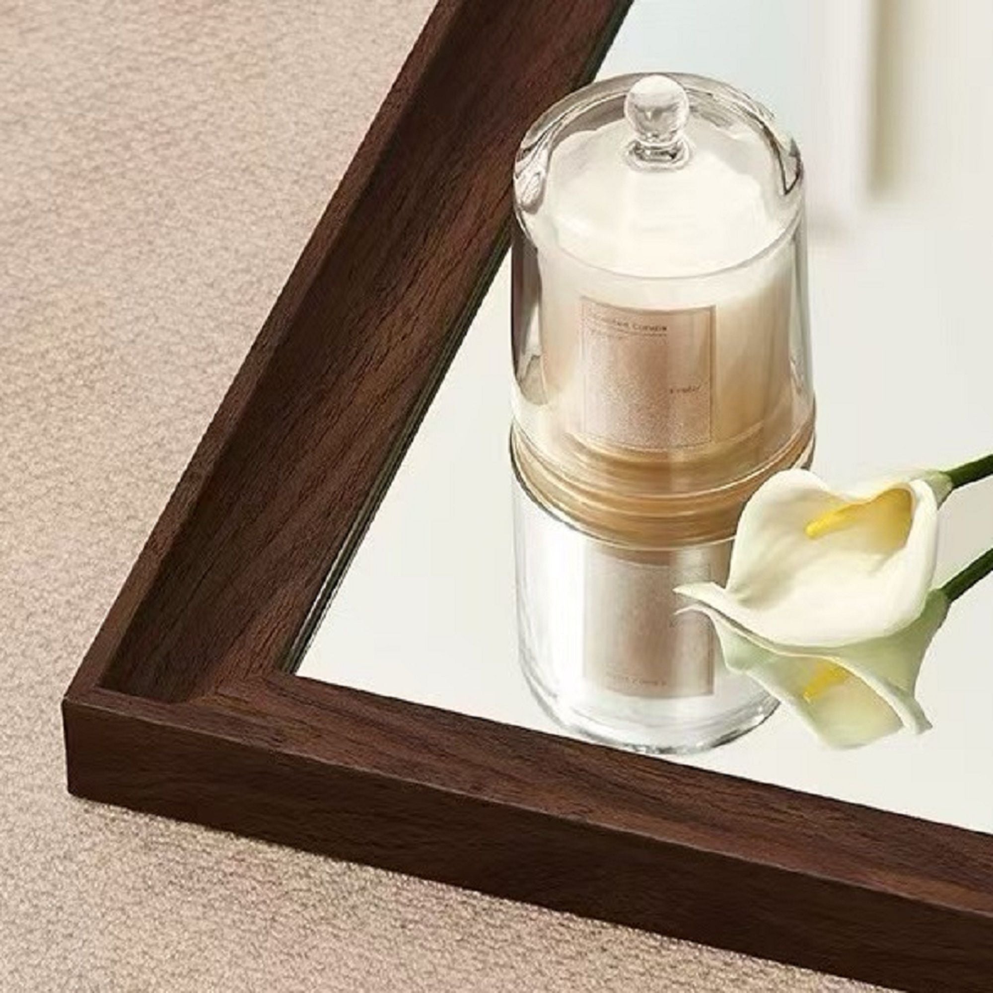 Full-Body Floor Mirror With Frame