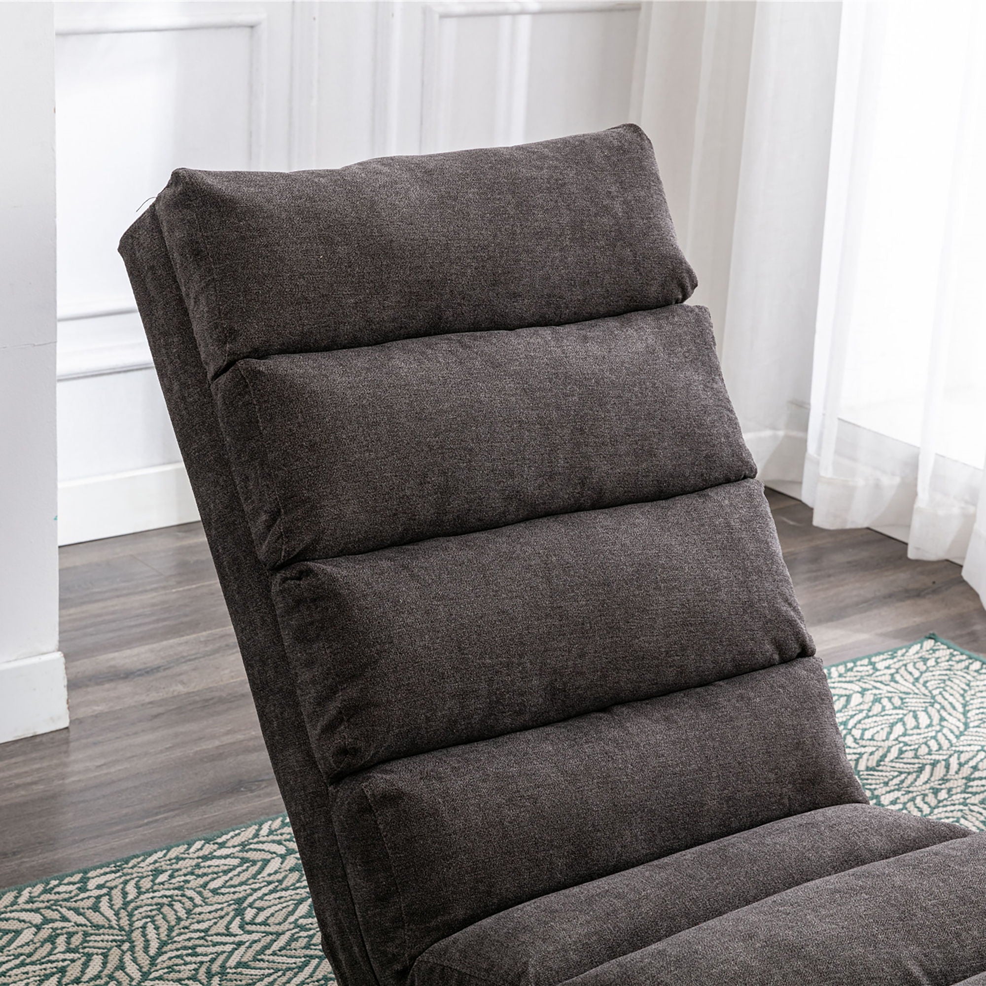 Massage Chaise Lounge Indoor With Remote Control, Ergonomic Electric Massage Lounger