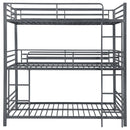 Maynard Metal  Triple Bunk Bed Gunmetal